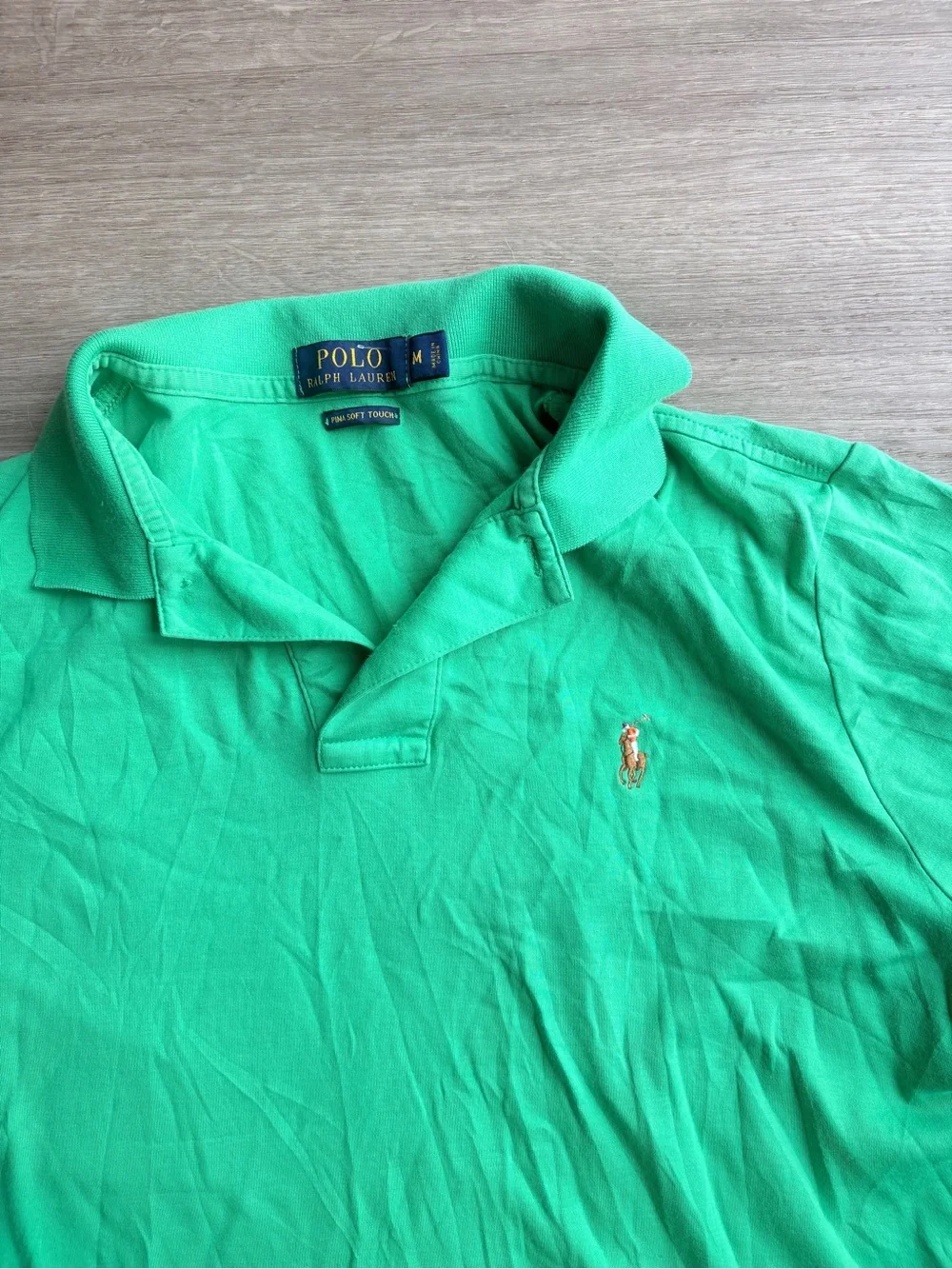 Polo Ralph Lauren Classic Embroidered Kelly Green Polo Shirt